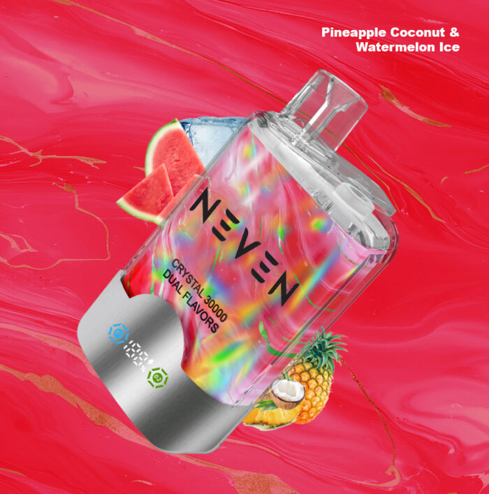 NEVEN Twins puff 30k 40k puffs vape crystal dual flavor vaper EU warehouse vapen puff 30000 40000 puffs vapes dual tank dual mesh coil LED screen coming puff 50K Vape - Image 3